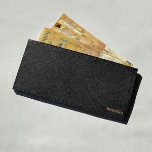 핸드메이드 슬림 지폐 현금지갑 사피아노 가죽 이니셜 각인 여행 골프 내기 라운딩