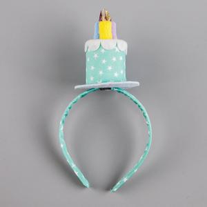 러블리 케익 머리띠 스타민트 생일 기념일 축하 파티 주인공 인생네컷