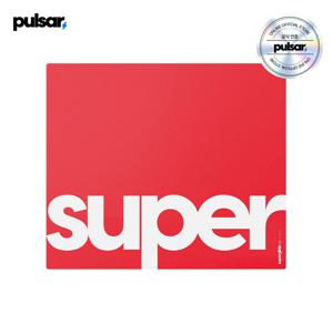 pulsar 슈퍼글라이드 V2 유리 마우스 패드 1.5T두께 레드 XL (SGPXLR2)