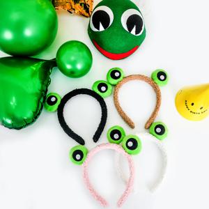 밍크 개구리 머리띠 파티 동물머리띠 생일 행사 학예회 인생네컷 놀이공원