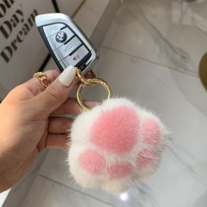 어디서꼬순내 키링 고양이 발바닥 인형 가벼운선물 가방고리 생일