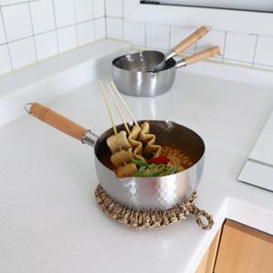 통3중 304 스텐 편수 냄비 인덕션 이유식 육수다시 라면냄비