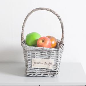 3+1 / 라탄 등나무 엔틱스퀘어 꽃바구니o 23x37cm 인테리어 장식 소품