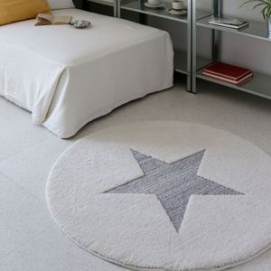 예쁜별 원형러그 100 터프팅 소형 러그 아이방 키즈 러그 집들이선물 3colors