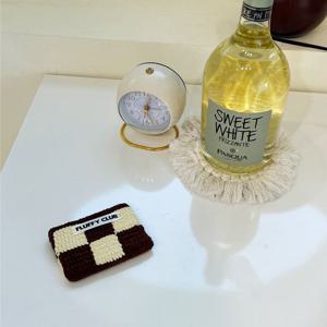 체크메이트 체커보드 카드지갑 (CARD HOLDER, BROWN YELLOW)