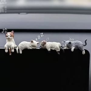 차량용 대쉬보드 피규어 고양이 악세사리 장식 인테리어 소품