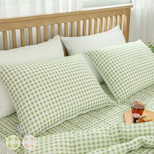 시원한 여름침구 시어서커 리플 깅엄체크 여름 베게커버 모음전