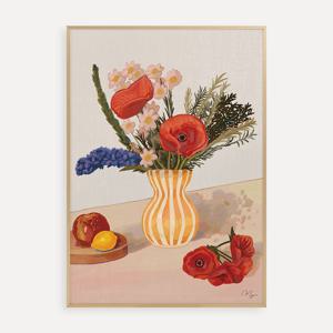 Red Poppy 미유 아트 프린트