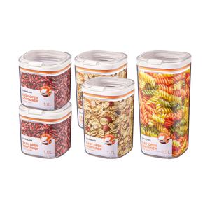 이지오픈 보관용기 정사각 5P 세트