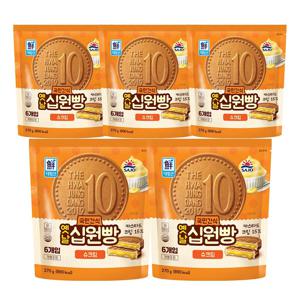 옛날십원빵 2종 270g*5개 (슈크림/크림치즈)