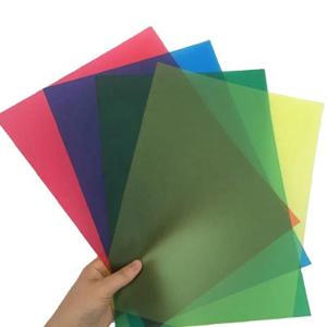 PVC 필름지 미술 과학 수행평가 두꺼운 A4 셀로판지 29x21(5장)