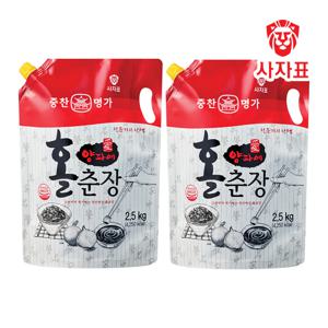 중찬명가 양파애 홀춘장 2.5kg x 2개