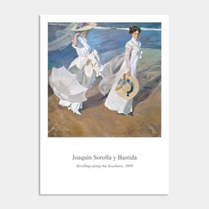 나의 사적인 그림 포스터 액자 / 35 호아킨 바스티다 - 해안가 산책 /