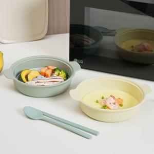 국산 실리콘 냄비 전자레인지 납작 찜기 이유식용기 라면용기 계란찜 850ml