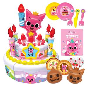 핑크퐁 멜로디 생일케이크 역할놀이 장난감 소꿉놀이