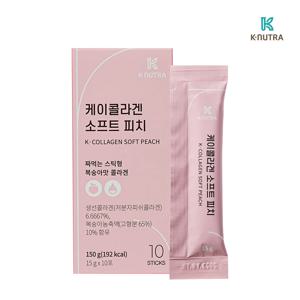 케이 콜라겐 소프트 피치 10포 (1박스)