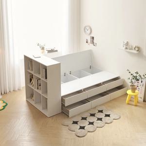 리나 수납 책장 침대세트 SS/Q (서랍형)