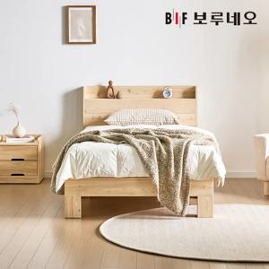퓨어 알파 100% 편백나무침대 원목 평상형 수납헤드 슈퍼싱글 프레임