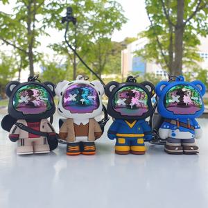 우주곰 곰돌이 키링 차키키링 4종 세트