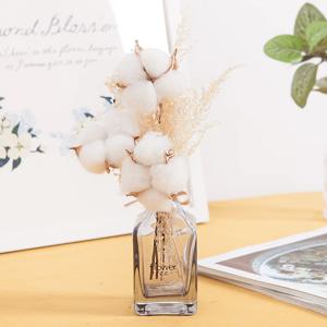 안개꽃 목화 조화 화병 세트 20cm (DIY) 인테리어 식물 테이블 장식