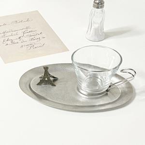 이태리 실버 핸들 내열 유리컵 아이스 커피잔 홈카페