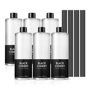 3+3 대용량 디퓨저 리필액 500ml 6개 + 리드스틱 20P 증정 (대량구매)