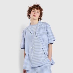 남 시어서커 5부 파자마 세트_체크 (4 colors)