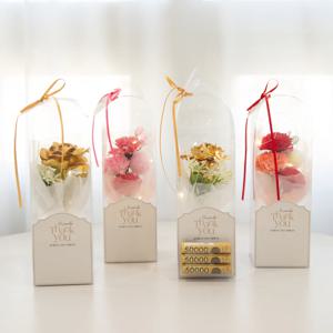 비누꽃 LED 카네이션 캐리어 4Types (용돈 이벤트 겸용)+감사카드+머니홀더