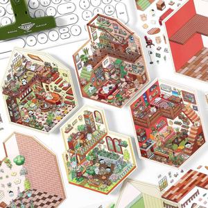 입체스티커 3D 방꾸미기 스티커 다락방 다꾸 집꾸미기 DIY