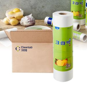 비닐 봉투 일회용 롤백 40cm x 50cm(특특대) 3kg 6개 비닐팩