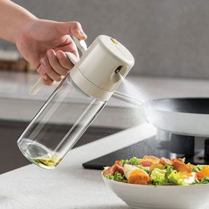 오일 디스펜서 550ml 화이트 분사형 오일스프레이