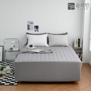 높은 국산 순면 누빔 매트 매트리스 침대 커버 시트