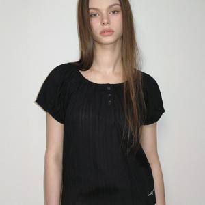 Sweet Summer Cotton Pajama set - Black
