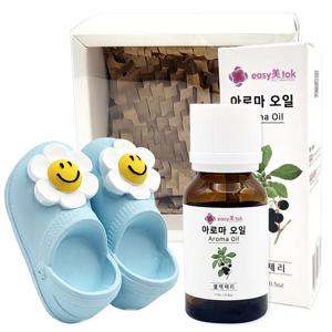 석고 차량용 방향제 플라워 슬리퍼 부모님 친구 선생님 선물용 기분전환