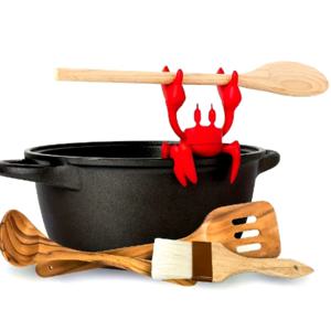 꽃게 냄비 받침 꽂이 특이한 소품 거치대 귀여운