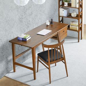 모카 원목책상 원목 서재 컴퓨터 책상 1800x600mm, 월넛