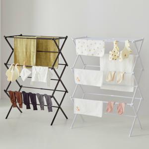 길이조절 튼튼한 원룸 미니 접이식 빨래건조대