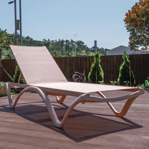 체스 썬베드 야외용 선베드 비치베드 수영장 비치 테라스 호텔 알루미늄 체어 의자