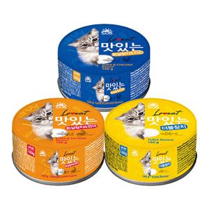러브잇 맛있는캔 160g 고양이간식