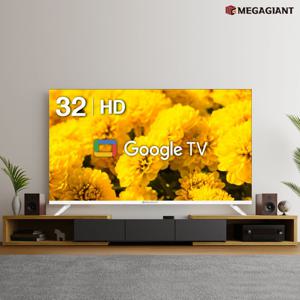 TV모니터겸용 32인치 81cm HD 구글 스마트TV 원룸 CCTV 블랙 화이트