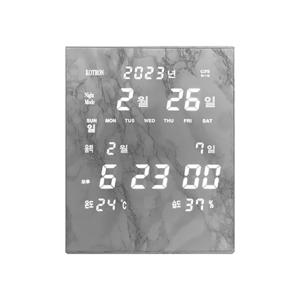 GPS LED 벽시계 날짜 온도 습도  KMG-3000_마블