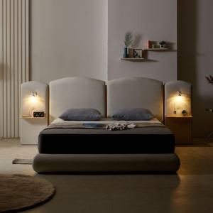 탈리아 패브릭 호텔 침대 생활방수 평상형 프레임 라지킹 LK