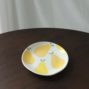 서양배 파레트 플레이트(패턴그릇,디저트그릇,과일그릇)
