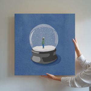 우리의 평범한일상 공감 일러스트 카페 인테리어 그림액자 / 20.혼자 있고싶어