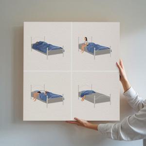 우리의 평범한일상 공감 일러스트 카페 인테리어 그림액자 / 21.5분만 더