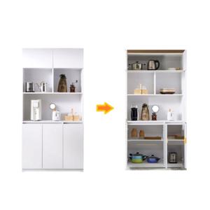 고온압축 LPM 커피머신테이블 화이트 홈바 키큰수납장 1m