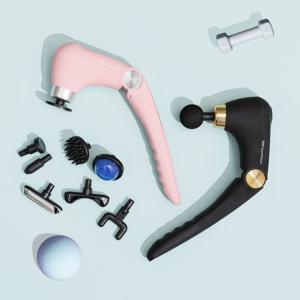 3단 각도 조절되는 온열 무선 마사지건