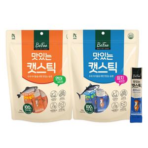 맛있는 캣스틱 10g x 60p 짜먹이는 고양이 간식 파우치 영양츄르