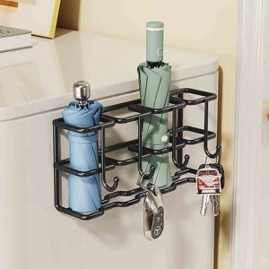 [해외] 북유럽 벽걸이 인테리어 우산꽂이 양산 거치대 보관함 4구 2colors