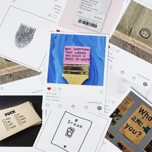 일상 감성 포토 사진 인테리어 소품 엽서 미니 카드 9type